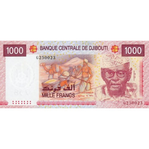 Банкнота 1000 франков (Джибути, 2005 года). Арт БИД-1000